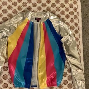 JOJO'S CLOSET Jojo Siwa Rainbow Jacket, Size 10/12 (LG)